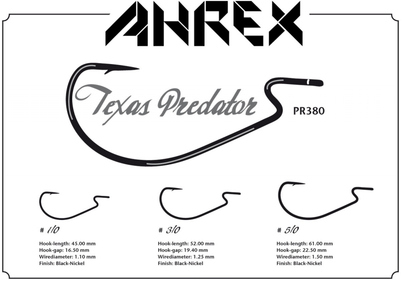 Ahrex Hooks Ahrex PR380 - Texas Predator 3 Ahrex Hooks Ahrex PR380 - Texas Predator
