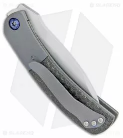 Aaron Frederick Custom Top Flipper Knife Lightning Strike CF/Ti (3" Satin) 8 Aaron Frederick Custom Top Flipper Knife Lightning Strike CF/Ti (3" Satin) -Avokelavavat Sales Store Aaron Frederick Custom Top Flipper Lightning Strike CF Ti Satin BHQ 102298 jr side