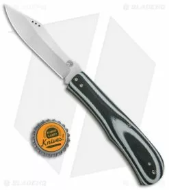 Aaron Frederick / Trash Panda Knives Kit Slip Joint Black/Gray G-10 (3.5" SW) -Avokelavavat Sales Store Aaron Frederick Trash Panda Kit Bowie SJ Black Gray G 10 BHQ 92374 jr bottlecap