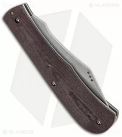 Aaron Frederick / Trash Panda Knives Kit Slip Joint Red Canvas Micarta (3.5" SW) 8 Aaron Frederick / Trash Panda Knives Kit Slip Joint Red Canvas Micarta (3.5" SW) -Avokelavavat Sales Store Aaron Frederick Trash Panda Kit Bowie SJ Red Canvas Micarta BHQ 92373 jr side