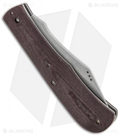 Aaron Frederick / Trash Panda Knives Kit Slip Joint Red Canvas Micarta (3.5" SW) 5 Aaron Frederick / Trash Panda Knives Kit Slip Joint Red Canvas Micarta (3.5" SW) - Image 3