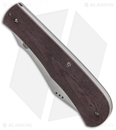 Aaron Frederick / Trash Panda Knives Kit Slip Joint Red Canvas Micarta (3.5" SW) 4 Aaron Frederick / Trash Panda Knives Kit Slip Joint Red Canvas Micarta (3.5" SW) - Image 2