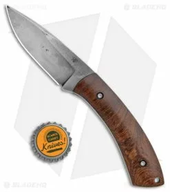 Aaron Frederick Work Horse Fixed Blade Knife Brazilian Walnut (3.375" 1095) -Avokelavavat Sales Store Aaron Frederick Work Horse Brazilian Walnut 1095 BHQ 102301 jr bottlecap