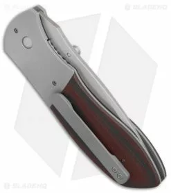 Aaron Frederick Aaron Fredrick Custom Mathor Liner Lock Knife Red/Black G-10 (3.25" Stonewash) -Avokelavavat Sales Store Aaron Fredrick Custom Mathor Red Black G10 sw BHQ 71969 er side