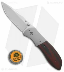 Aaron Frederick Aaron Fredrick Custom Mathor Liner Lock Knife Red/Black G-10 (3.25" Stonewash) -Avokelavavat Sales Store Aaron Fredrick Custom Mathor Red Black G10 sw BHQ 71969 er size