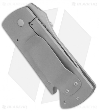 Aaron Frederick Aaron Fredrick Custom Money Clip Frame Lock Knife Titanium (2.75" Stonewash) 5 Aaron Frederick Aaron Fredrick Custom Money Clip Frame Lock Knife Titanium (2.75" Stonewash) - Image 3