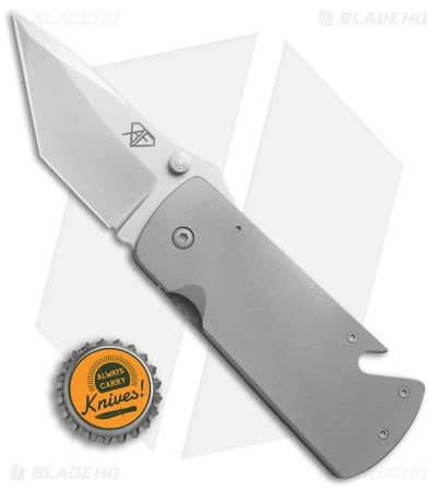 Aaron Frederick Aaron Fredrick Custom Money Clip Frame Lock Knife Titanium (2.75" Stonewash) 6 Aaron Frederick Aaron Fredrick Custom Money Clip Frame Lock Knife Titanium (2.75" Stonewash) - Image 4