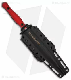 Acta Non Verba Knives Anthropoid Fixed Blade Knife Red G-10 (7.5" DLC) M500 -Avokelavavat Sales Store Acta Non Verba Knives Anthropoid FBK Red G10 7in DLC BHQ 135108 td sheathe