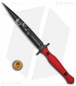 Acta Non Verba Knives Anthropoid Fixed Blade Knife Red G-10 (7.5" DLC) M500 -Avokelavavat Sales Store Acta Non Verba Knives Anthropoid FBK Red G10 7in DLC BHQ 135108 td size