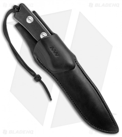 Acta Non Verba Knives Fixed Blade Knife (3.94" Stonewash) Leather ANVP300 5 Acta Non Verba Knives Fixed Blade Knife (3.94" Stonewash) Leather ANVP300 - Image 3