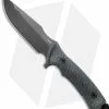 Acta Non Verba Knives M311 Spelter Fixed Blade Knife Black Micarta (4.75" DLC)