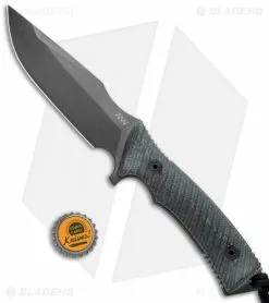 Acta Non Verba Knives M311 Spelter Fixed Blade Knife Black Micarta (4.75" DLC) -Avokelavavat Sales Store Acta Non Verba Knives M311 Spelter Black Micarta DLC BHQ 121129 jr bottlecap