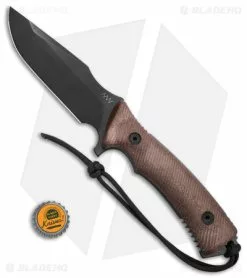 Acta Non Verba Knives M311 Spelter Fixed Knife Coyote Micarta (4.75" Black) -Avokelavavat Sales Store Acta Non Verba Knives M311 Spelter Fixed Blade Coyote micarta 4in DLC BHQ 137998 td size