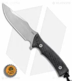 Acta Non Verba Knives M311 Spelter Fixed Blade Knife Black Micarta (4.75" SW) -Avokelavavat Sales Store Acta Non Verba Knives M311 Spelter Fixed Blade Knife Black Micarta 4.75 SW BHQ 123086 LS Bottlecap