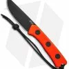 Acta Non Verba Knives P200 Fixed Blade Knife Orange G-10 (4" Black) ANVP200-019 -Avokelavavat Sales Store Acta Non Verba Knives P200 Fixed Blade Knife 3in Black BHQ 139197 td
