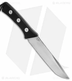 Acta Non Verba Knives P400 Fixed Blade Knife Black G-10 (6.1" Satin) -Avokelavavat Sales Store Acta Non Verba Knives P400 Fixed Blade Knife 6in Stonewash Kydex BHQ 137993 td spine