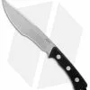 Acta Non Verba Knives P500 Fixed Blade Knife Black G-10 (7.5" Stonewash)
