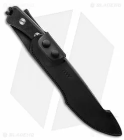 Acta Non Verba Knives P500 Fixed Blade Knife Black G-10 (7.5" Stonewash) -Avokelavavat Sales Store Acta Non Verba Knives P500 Fixed Blade Knife 7.5 Satin ANVP500 006 BHQ 122959 LS Sheath