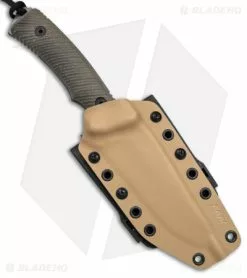 Acta Non Verba Knives Acta Non Verba M311 Spelter Fixed Blade Knife Olive Micarta (5" Black DLC) 8 Acta Non Verba Knives Acta Non Verba M311 Spelter Fixed Blade Knife Olive Micarta (5" Black DLC) -Avokelavavat Sales Store Acta Non Verba M311 Spelter TOPO Fixe Blade Olive Micarta Tan Kydex DLC Map BHQ 148969 jr sheath