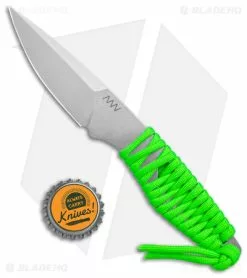 Acta Non Verba P100 Fixed Blade Knife Green Paracord/Blk Kydex (3" Stonewash) -Avokelavavat Sales Store Acta Non Verba P100 Fixed Blade Green Paracord SW BHQ 148998 jr bottlecap