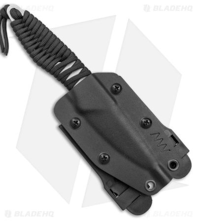 Acta Non Verba P100 Fixed Blade Knife Blk Paracord/Blk Kydex (3" Stonewash) 5 Acta Non Verba P100 Fixed Blade Knife Blk Paracord/Blk Kydex (3" Stonewash) - Image 3