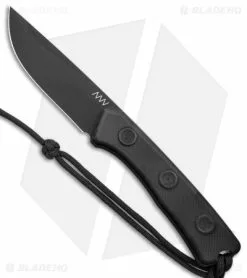Acta Non Verba Knives Acta Non Verba P200 Fixed Blade Knife (3.94" Black DLC) ANVP200-015