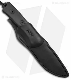 Acta Non Verba Knives Acta Non Verba P200 Fixed Blade Knife (3.94" Black DLC) ANVP200-015 -Avokelavavat Sales Store Acta Non Verba P200 Fixed Blade Black G 10 Black Leather Sheath BHQ 149024 jr sheath