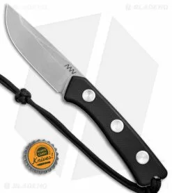 Acta Non Verba Knives P200 Fixed Blade Knife Black G-10 (3.94" Stonewash) -Avokelavavat Sales Store Acta Non Verba P200 Fixed Blade Black G 10 SW Leather Sheath BHQ 122448 jr bottlecap