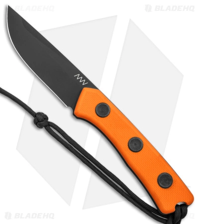 Acta Non Verba Knives Acta Non Verba P200 Fixed Blade Knife Orange G-10 (3.94" Black DLC) ANVP200-018 3 Acta Non Verba Knives Acta Non Verba P200 Fixed Blade Knife Orange G-10 (3.94" Black DLC) ANVP200-018