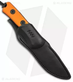 Acta Non Verba Knives Acta Non Verba P200 Fixed Blade Knife Orange G-10 (3.94" Black DLC) -Avokelavavat Sales Store Acta Non Verba P200 Fixed Blade Orange G 10 Black Leather Sheath BHQ 149026 jr sheath