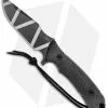 Acta Non Verba Knives M311 Spelter Fixed Blade Knife Black Micarta (5" Blk/Gray)