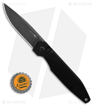 AKC Xtreme AKC X-treme Dandy Automatic Knife Black Aluminum (3.1" Black Stonewash) 6 AKC Xtreme AKC X-treme Dandy Automatic Knife Black Aluminum (3.1" Black Stonewash) - Image 4
