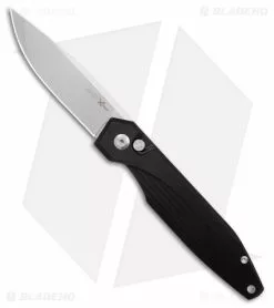 AKC Xtreme AKC X-treme Dandy Automatic Knife Black Aluminum (3.1" Stonewash)