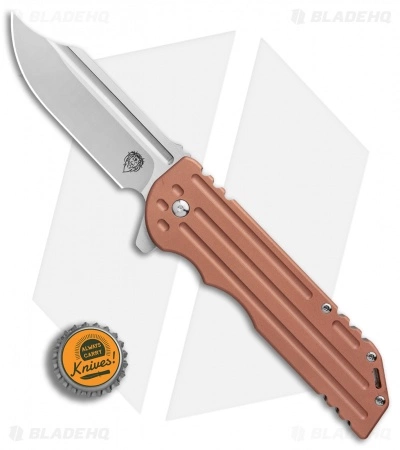 Alphahunter Tactical Copper Head War Bowie Copper/Ti (3.8" Satin) 6 Alphahunter Tactical Copper Head War Bowie Copper/Ti (3.8" Satin) - Image 4