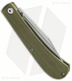 Alphahunter Tactical, Gatorbud Knives Alphahunter Tactical/Gatorbud Gator Tooth Slip Joint Knife Green G-10 (3" Satin) 9 Alphahunter Tactical, Gatorbud Knives Alphahunter Tactical/Gatorbud Gator Tooth Slip Joint Knife Green G-10 (3" Satin) -Avokelavavat Sales Store Alphahunter Tactical Gatorbud Knives Gator Tooth OD Green BHQ 85757 jr side