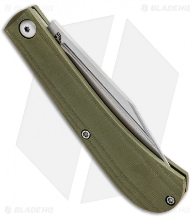 Alphahunter Tactical, Gatorbud Knives Alphahunter Tactical/Gatorbud Gator Tooth Slip Joint Knife Green G-10 (3" Satin) 5 Alphahunter Tactical, Gatorbud Knives Alphahunter Tactical/Gatorbud Gator Tooth Slip Joint Knife Green G-10 (3" Satin) - Image 3