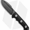 Andre De Villiers Harpoon Fixed Blade Knife Black G-10 (4.1" Black SW) AdV