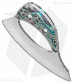 Andreas Kalani Customs Andreas Kalani Custom Skinner Pro Canvas Micarta Blue/Grey (Satin 80CRV2) -Avokelavavat Sales Store Andreas Kalani Custom Skinner Pro Canvas Micarta Blue Grey Satin BHQ 99290 jr spine