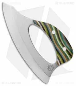 Andreas Kalani Customs Andreas Kalani Custom Skinner Pro Canvas Micarta Yellow/Green (Satin 80CRV2)