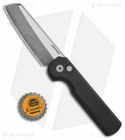 Arcform Slimfoot Automatic Knife Black Aluminum (3.125" Acid Stonewash) -Avokelavavat Sales Store Arcform Slimfoot Auto Black Acidwash ARC 0060 jr bottlecap