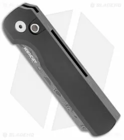 Arcform Slimfoot Automatic Knife Black Aluminum (3.1" Damascus) 7 Arcform Slimfoot Automatic Knife Black Aluminum (3.1" Damascus) -Avokelavavat Sales Store Arcform Slimfoot Auto Black Damascus jr spine