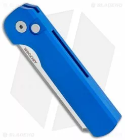 Arcform Slimfoot Automatic Knife Blue Aluminum (3.1" Acidwash) -Avokelavavat Sales Store Arcform Slimfoot Auto Blue Acidwash ARC 0062 jr spine