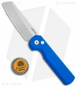 Arcform Slimfoot Automatic Knife Blue Aluminum (3.1" Stonewash) -Avokelavavat Sales Store Arcform Slimfoot Auto Blue SW ARC 0061 jr bottlecap