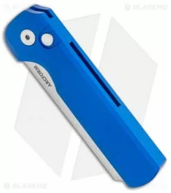 Arcform Slimfoot Automatic Knife Blue Aluminum (3.1" Stonewash) -Avokelavavat Sales Store Arcform Slimfoot Auto Blue SW ARC 0061 jr spine