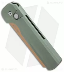 Arcform Slimfoot Automatic Knife Desert Warrior OD Green Aluminum (3.13" Copper) -Avokelavavat Sales Store Arcform Slimfoot Auto Desert Warrior OD Green Aluminum Copper BHQ 108426 jr spine