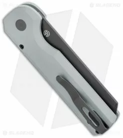 Arcform Slimfoot Automatic Knife Gray Aluminum (3.1" Black) -Avokelavavat Sales Store Arcform Slimfoot Gray Auto Black jr side