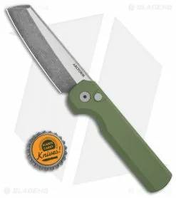 Arcform Slimfoot Automatic Knife Green Aluminum (3.125" Acidwash) -Avokelavavat Sales Store Arcform Slimfoot Green Auto Acidwash jr bottlecap