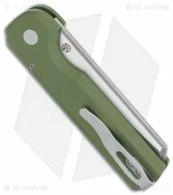 Arcform Slimfoot Automatic Knife Green Aluminum (3.125" Acidwash) -Avokelavavat Sales Store Arcform Slimfoot Green Auto Acidwash jr side