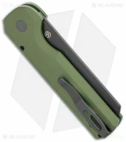 Arcform Slimfoot Automatic Knife Green Aluminum (3.1" Black) -Avokelavavat Sales Store Arcform Slimfoot Green Auto Black jr side
