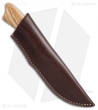 Arno Bernard Knives Springbok Fixed Blade Knife Wild Olive (3.875" Satin) 4 Arno Bernard Knives Springbok Fixed Blade Knife Wild Olive (3.875" Satin) - Image 2